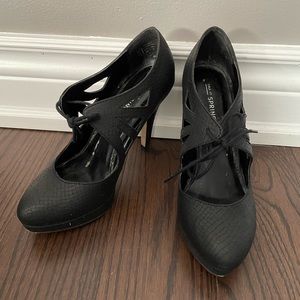 Call It Spring Black Heels